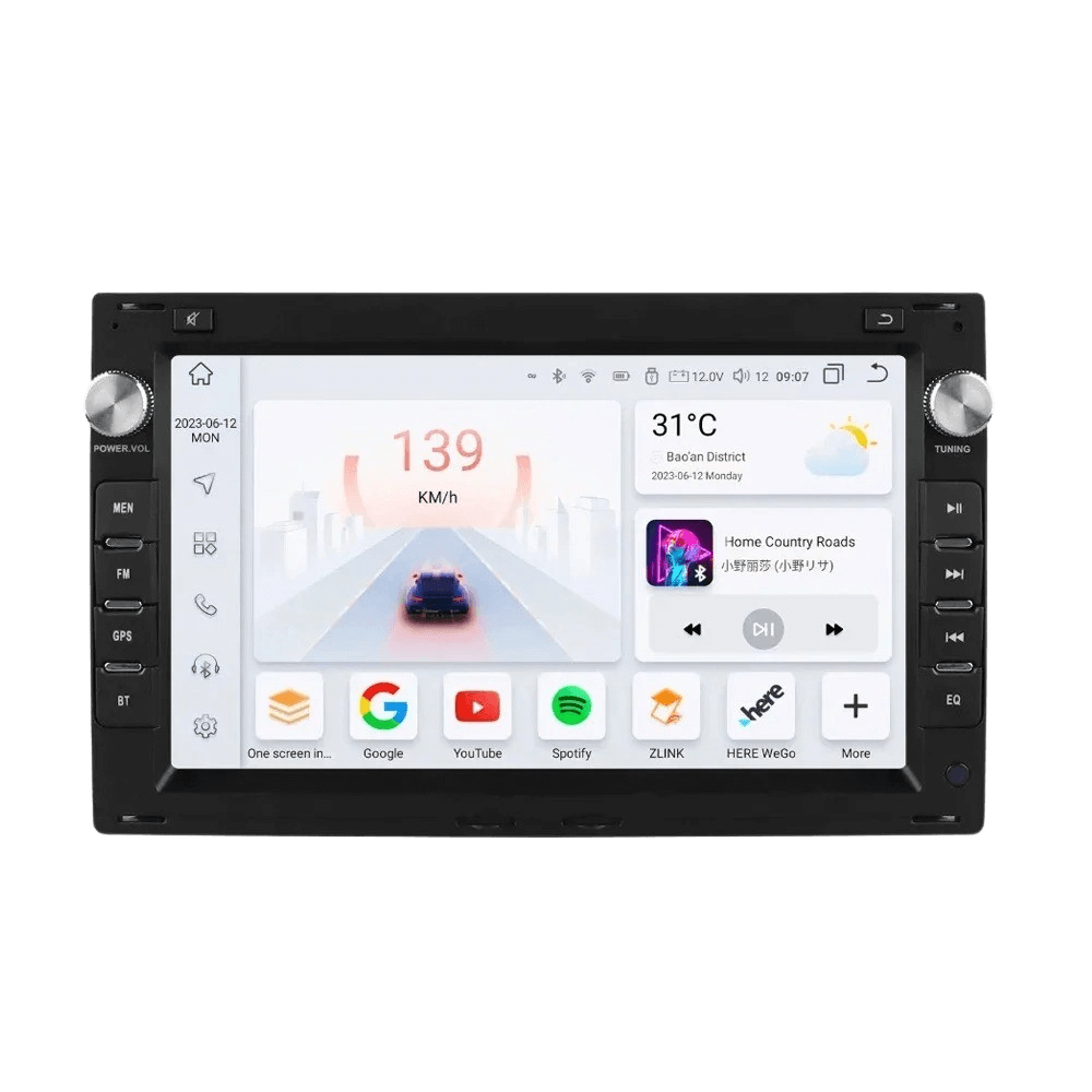 VW Passat 01-05 bez – 7" rádio s Apple CarPlay a Android Auto – Carmediaeurope.com