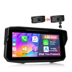 6,86" displej na motorku s CarPlay, Android Auto, AirPlay a TPMS 