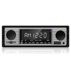 1 DIN autorádio s Bluetooth, USB a retro designem – MP3 přehrávač 