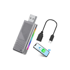 Bezdrátový adaptér CarPlay & Android Auto – USB dongle pro OEM kabelový CarPlay 