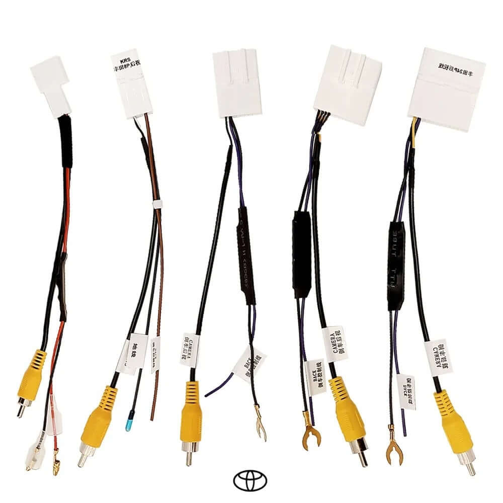 Adaptérový kabel Toyota - Originální couvací kamera k dodatečně instalovanému rádiu – Carmediaeurope.com