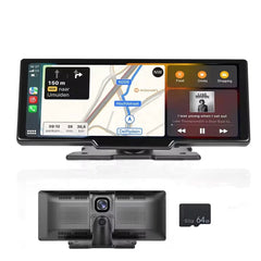 9,3" obrazovka Apple CarPlay s vestavěnou palubní kamerou a 64GB SD kartou 