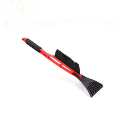 Škrabka na led se sněhovým kartáčem do auta – 43 cm červená 