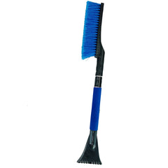 Modrá škrabka na led se smetáčkem na sníh do auta – 82 cm 