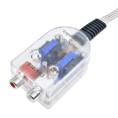 2kanálový High to Low převodník – RCA Line Output adaptér pro autorádio 