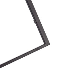 2 DIN montážní rámeček pro autorádio – univerzální černý rámeček 188 x 166 mm 