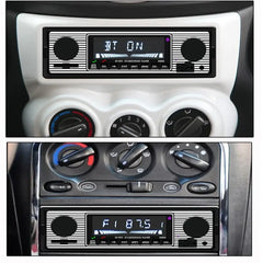 1 DIN autorádio s Bluetooth, USB a retro designem – MP3 přehrávač 
