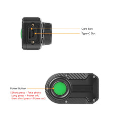 Motocyklová palubní kamera IP66 – vodotěsný Full HD DVR 