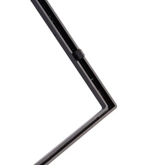 2 DIN montážní rámeček pro autorádio – univerzální černý rámeček 188 x 166 mm 