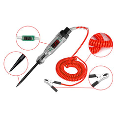 Digitální tester obvodů 3–48 V – LED zkoušečka pro auto a automobilovou elektroniku 