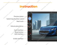 Univerzální – 7" 2-DIN rádio s Apple CarPlay a Android Auto (kabel) – Carmediaeurope.com