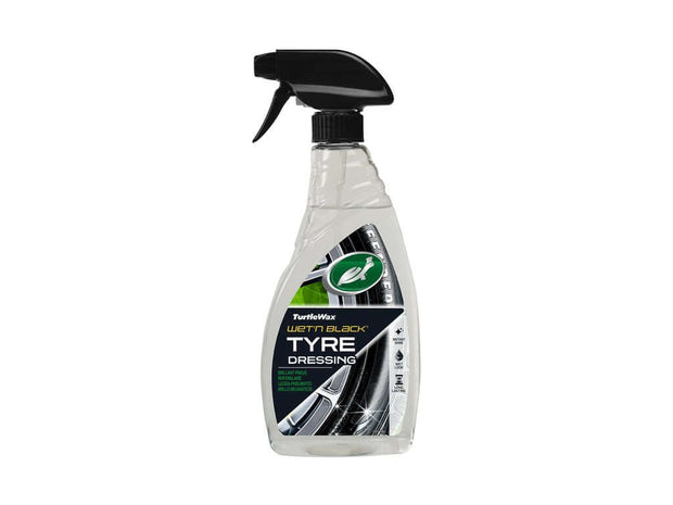 Turtle Wax Wet 'N' Black dækglans 500 ml – langvarig wet look