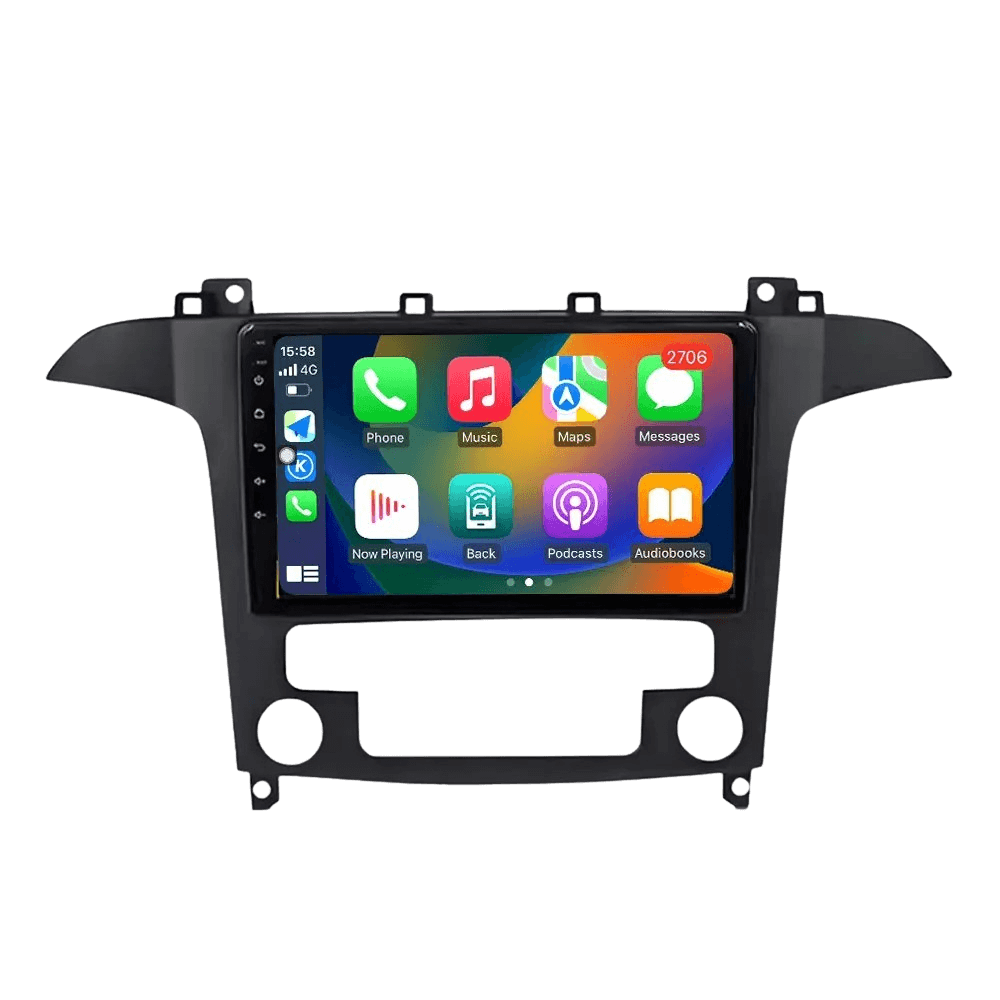 Ford S-Max 07-15 - 9" rádio s Apple CarPlay a Android Auto – Carmediaeurope.com