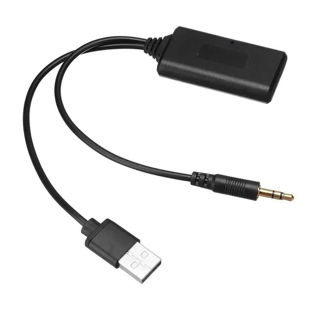 Bluetooth AUX adaptér do auta – bezdrátový 5V USB 3,5mm jack univerzální 