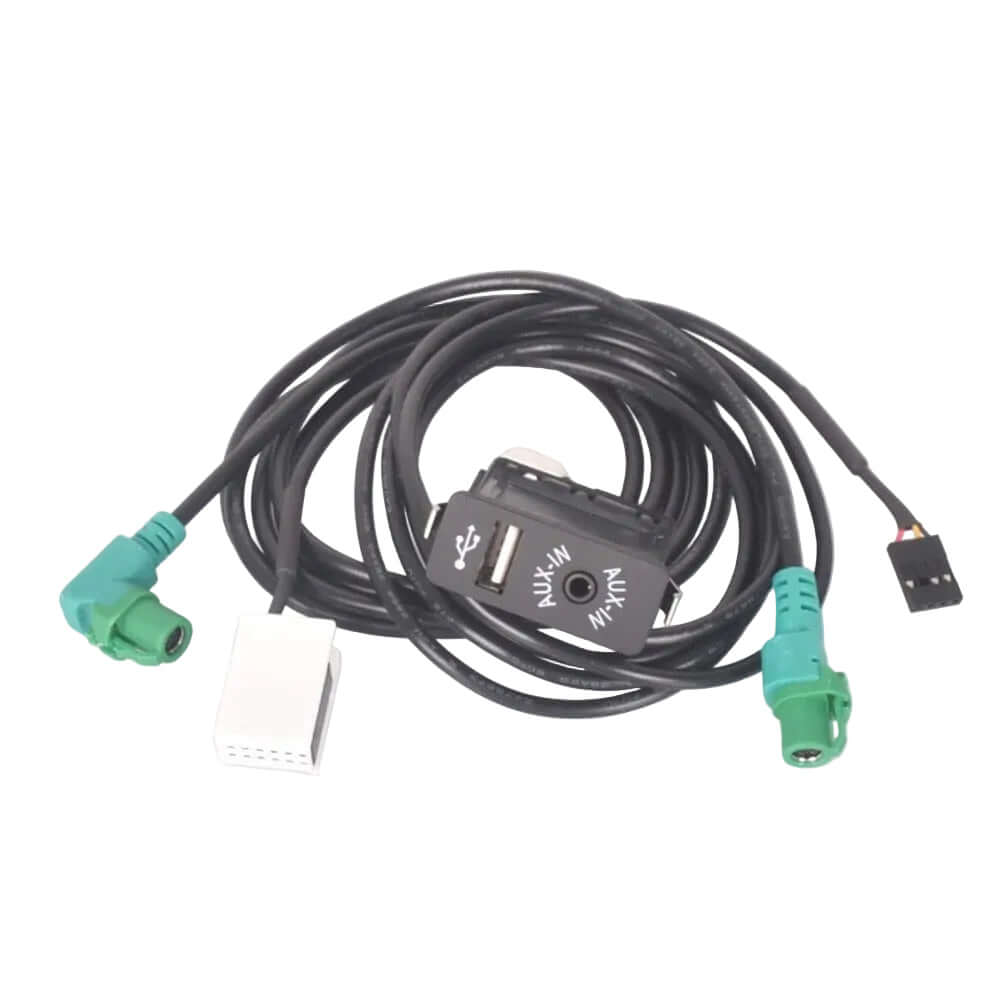 BMW USB AUX adaptér pro E60 E90 E70 a další – 12pinové rozhraní 
