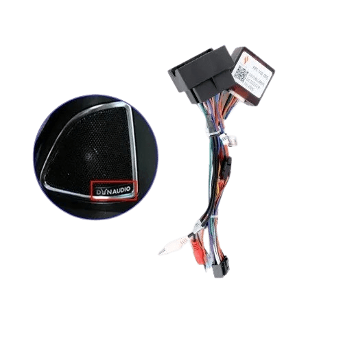 Adaptérový kabel VW (Dynaudio) – originální couvací kamera pro dodatečně instalované rádio s audiosystémem Dynaudio.