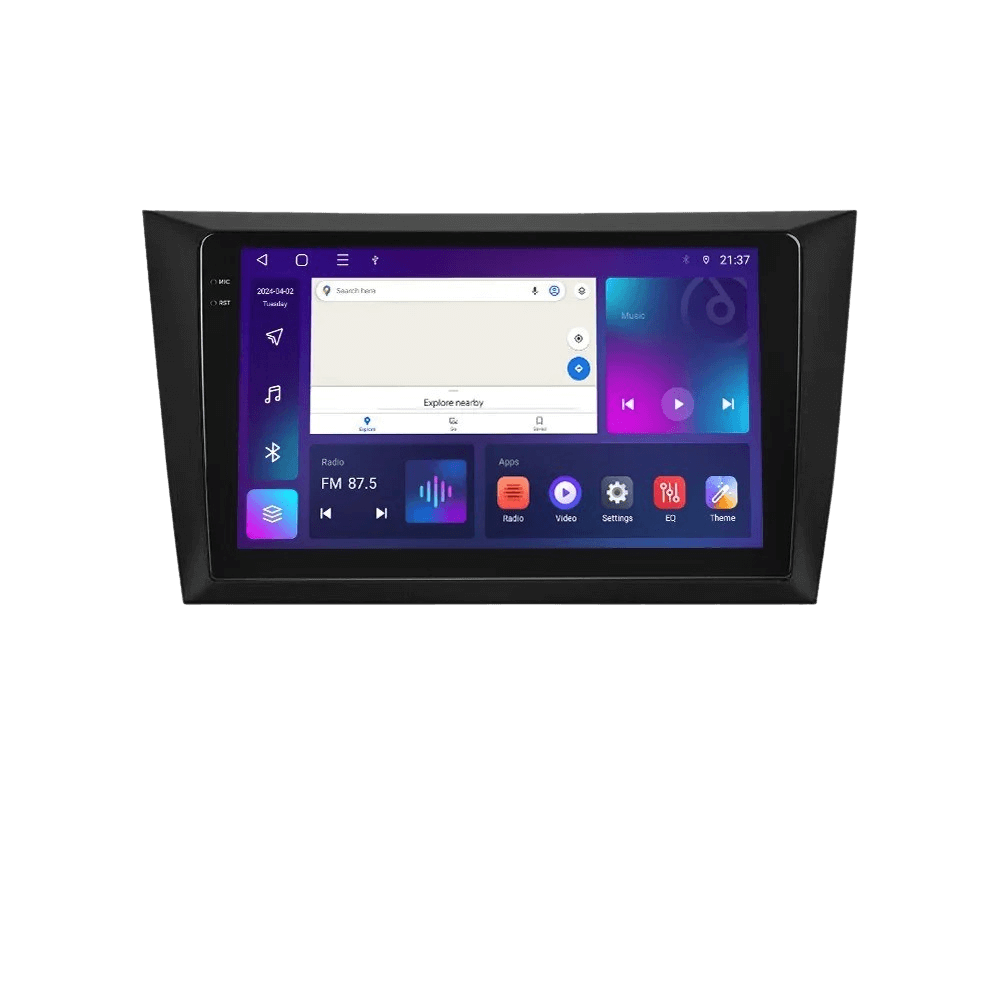 VW Golf 08-16 - 9" rádio s Apple CarPlay a Android Auto – Carmediaeurope.com